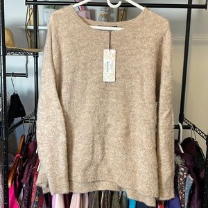 NWOT Peruvian Connection Stella Pullover Alpaca Wool Blend Crew Sweater XL $139